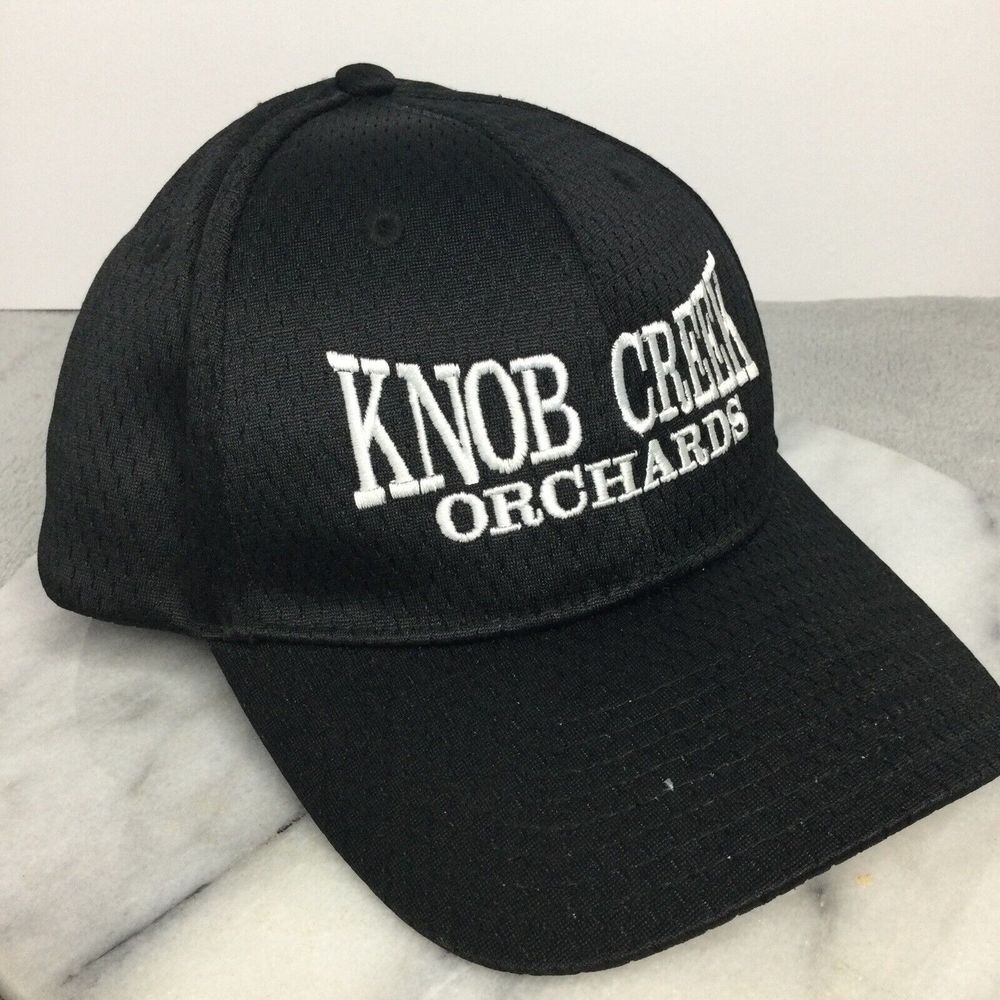 Knob Creek Orchards Baseball Hat Adjustable Black Embroidered Pacific Headwear‎